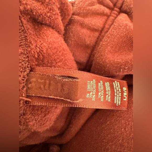 SKIMS Cotton Fleece Classic Straight Leg Sweatpants | Size Large - Picture 8 of 9